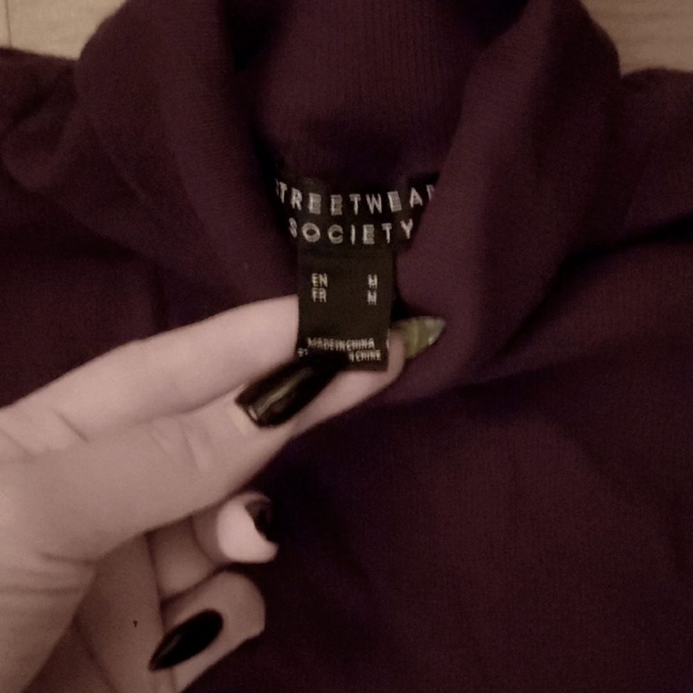 Purple Turtle Neck Top - Picture 2 of 2